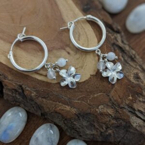 עגילי פלומריה, רוז קוורץ ומונסטון