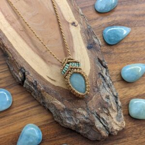 שרשרת אג'מר אקוומרין