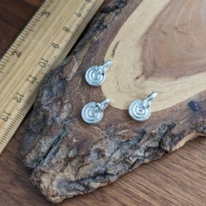 תליון כסוף ספירלה קטן