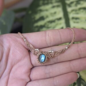 שרשרת מיני סילבר לברדורייט