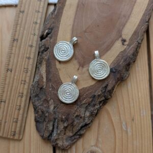 תליון כסוף ספירלה ענק