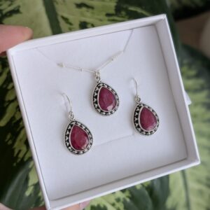 סט בוהמיין רובי