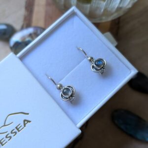 עגילי הלף מון לברדורייט